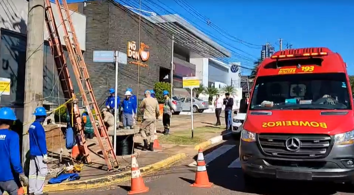 INSTALADOR DE CABOS SOFRE DESCARGA ELÉTRICA NA MANHÃ DESSA SEXTA-FEIRA NA CAPITAL
