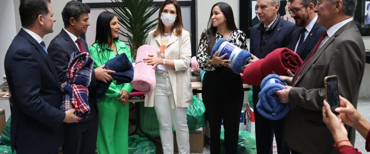 Campanha “Seu Abraço Aquece” recebe doação da Assembleia Legislativa