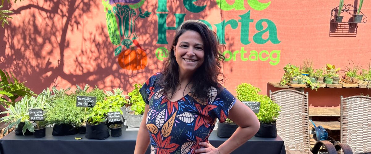 Com proposta totalmente sustentável Gabriela ensina a plantar sem usar nenhum tipo de plástico