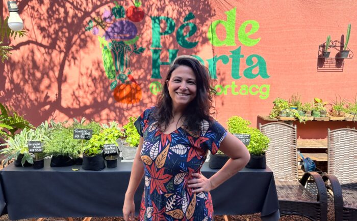 Com proposta totalmente sustentável Gabriela ensina a plantar sem usar nenhum tipo de plástico