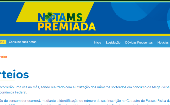 Programa Nota Premiada MS realiza sorteio nesta quinta-feira