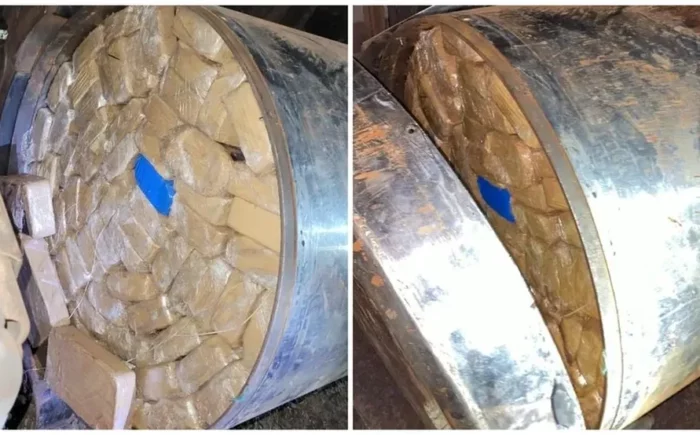 Homem é preso com 300 kg de cocaína escondidos em tanque de caminhão em MS