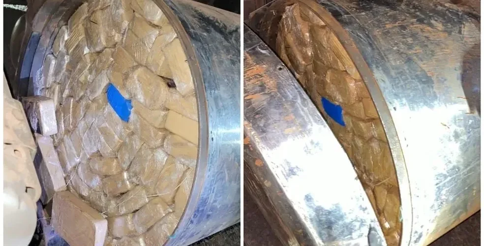 Homem é preso com 300 kg de cocaína escondidos em tanque de caminhão em MS