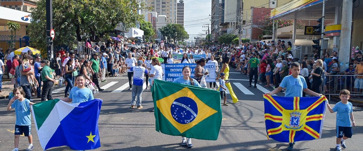 Inscrições para participar do Desfile Cívico em comemoração aos 124 anos da capital se encerra na próxima sexta-feira