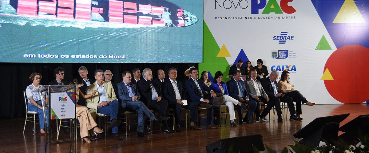Fiems participa do lançamento do Novo PAC em MS, que prevê R$ 29,1 bilhões em investimentos