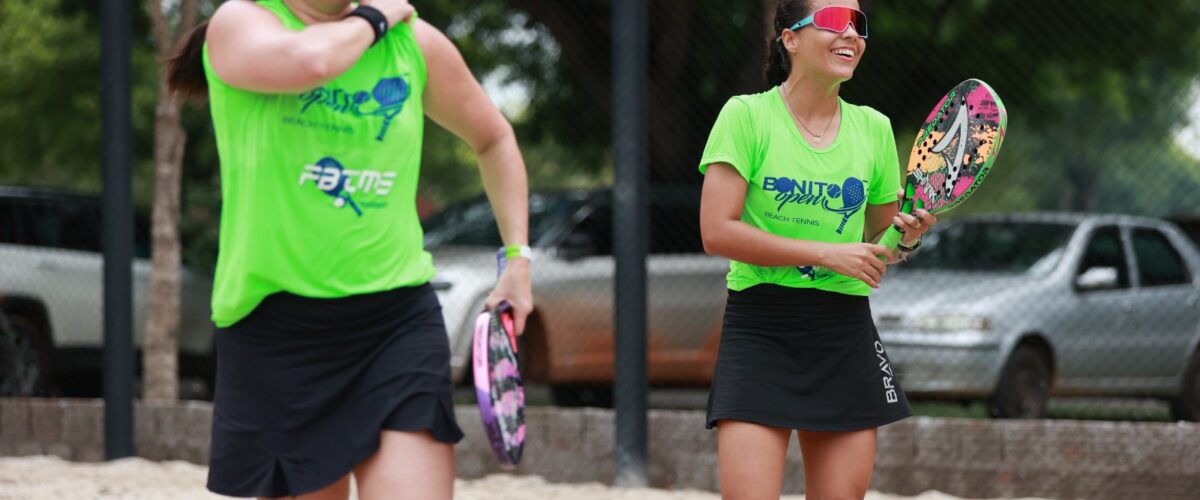 A quarta etapa do Circuito Sul-Mato-Grossense de Beach Tennis aconteceu neste domingo em Bonito