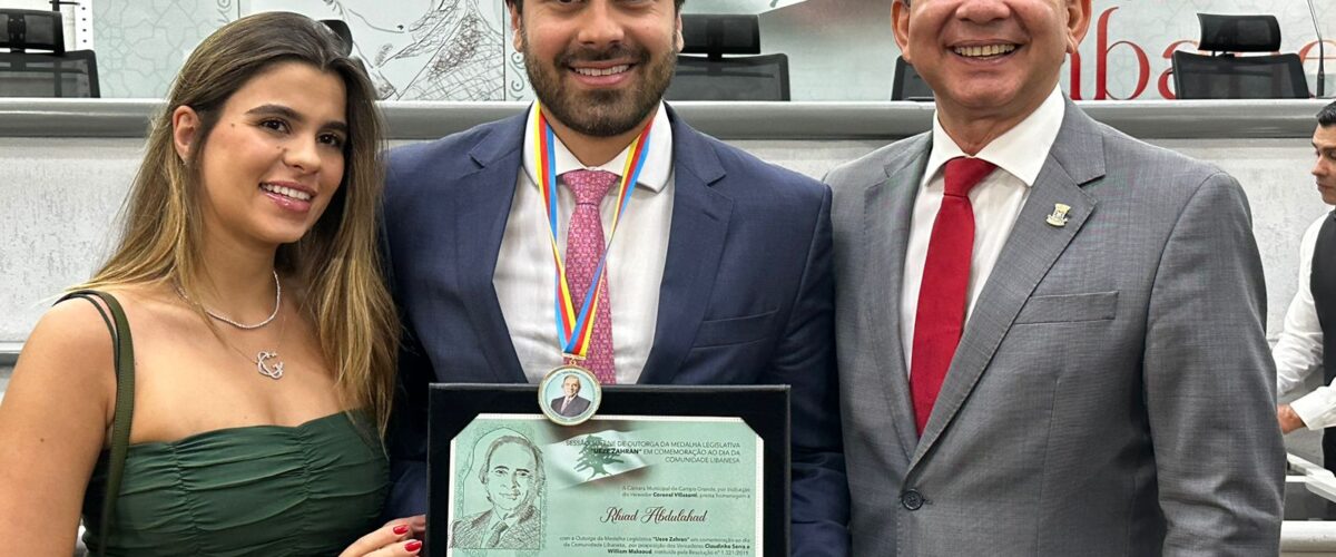 Vereador Coronel Villasanti homenageia Comunidade Libanesa