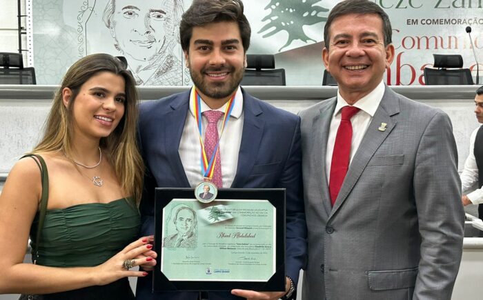 Vereador Coronel Villasanti homenageia Comunidade Libanesa