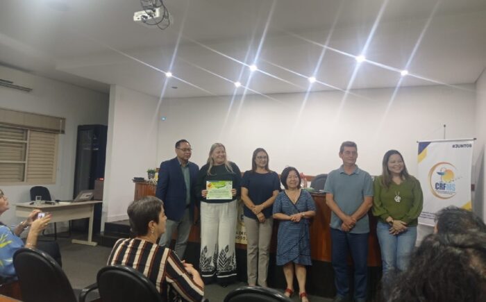 AGEMS recebe homenagem do Conselho Regional de Farmácia pelos serviços de destaque em regulação e meio ambiente