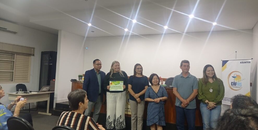 AGEMS recebe homenagem do Conselho Regional de Farmácia pelos serviços de destaque em regulação e meio ambiente