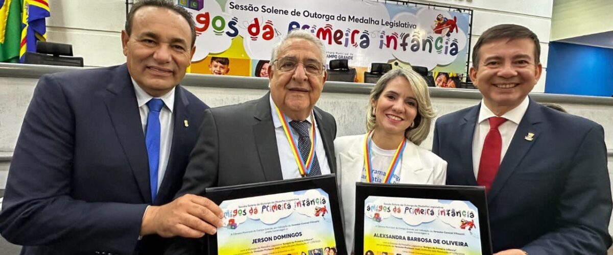 Presidente do TCE-MS é homenageado pelo Vereador Coronel Villasanti em Sessão Solene