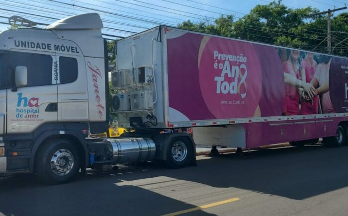 Carreta do Hospital do Amor leva exames gratuitos de mamografia a mulheres para região das Moreninhas
