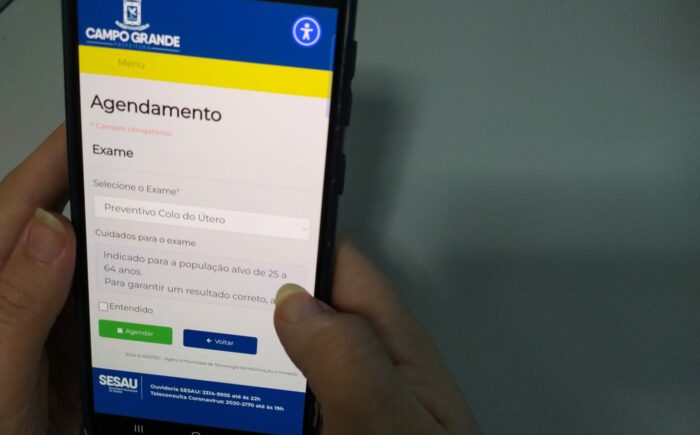 Pacientes podem agendar exame do preventivo papanicolau sem sair de casa em Campo Grande