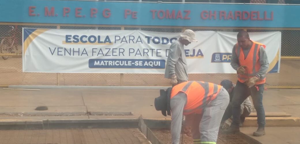 Escola Municipal Tomaz Ghirardelli ganha travessia elevada para garantir segurança dos alunos