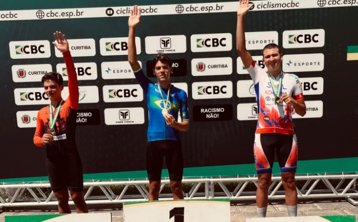 Um atleta beneficiário do programa Bolsa Atleta conquistou um lugar no pódio durante o Campeonato Brasileiro de Ciclismo