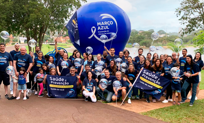 No Parque das Nações Indígenas, ação alerta para a prevenção do câncer de intestino