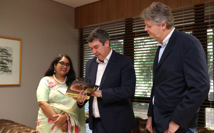 Governo de MS apresenta produção agrícola, industrial e ecoturismo à representante da Índia