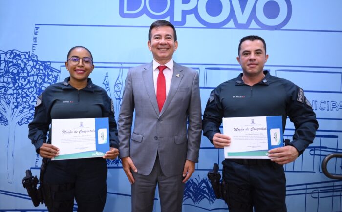 Oficiais da PM da região do Anhanduizinho são homenageados pelo vereador Villasanti
