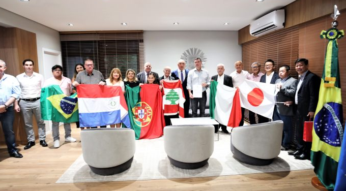 Governo reforça apoio e parceria com colônias de países que fazem parte da história de MS