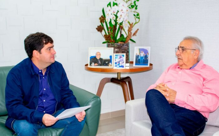 Presidente da Assomasul Valdir Couto visita TCE-MS