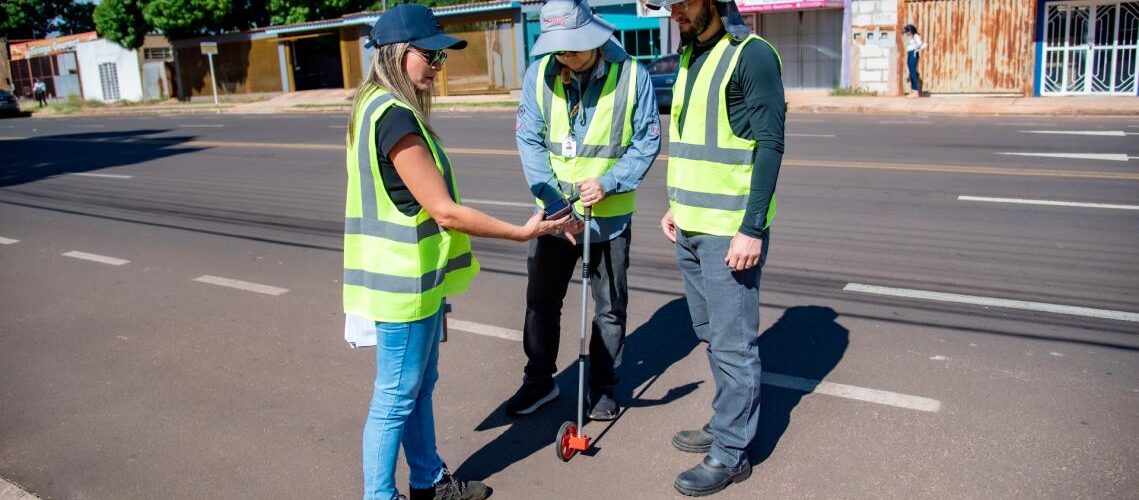 TCE-MS fiscaliza a qualidade de obras de pavimentação em Campo Grande