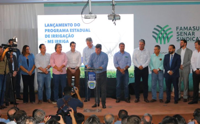 Com sustentabilidade, Governo de MS lança programa para aumentar área irrigada e produção