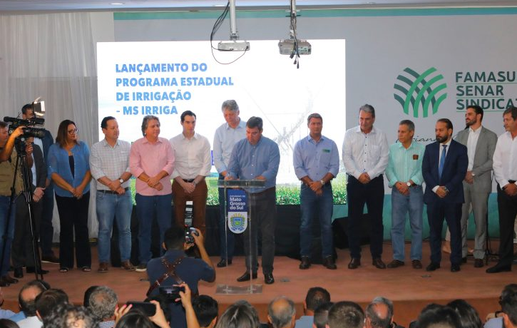 Com sustentabilidade, Governo de MS lança programa para aumentar área irrigada e produção