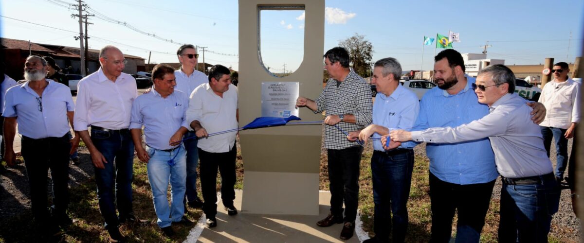 Governo de MS inaugura Estrada do 21 e obras em infraestrutura e saneamento em Bonito