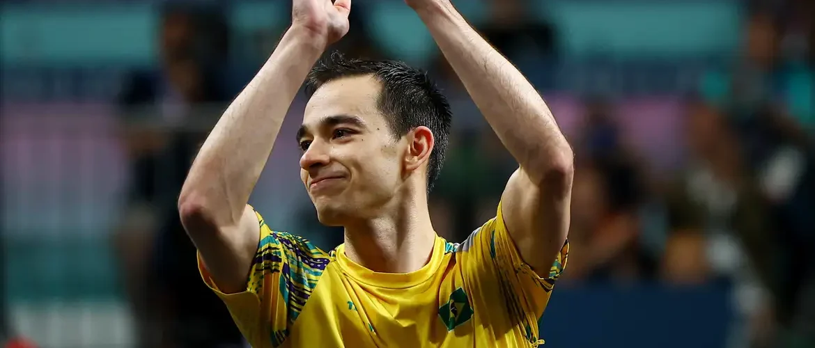 Calderano garante Brasil em 1ª semi do tênis de mesa em Olimpíadas