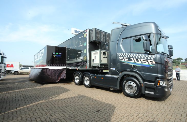 Carreta da Saúde atende servidores da segurança de Dourados na semana que vem