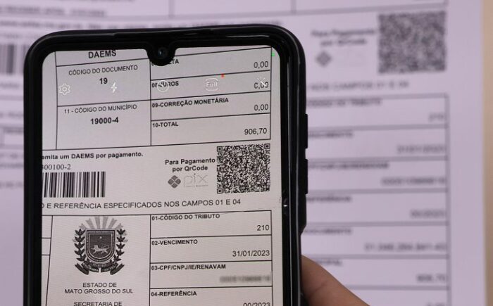 Governo de MS permite pagamento do IPVA 2025 via PIX