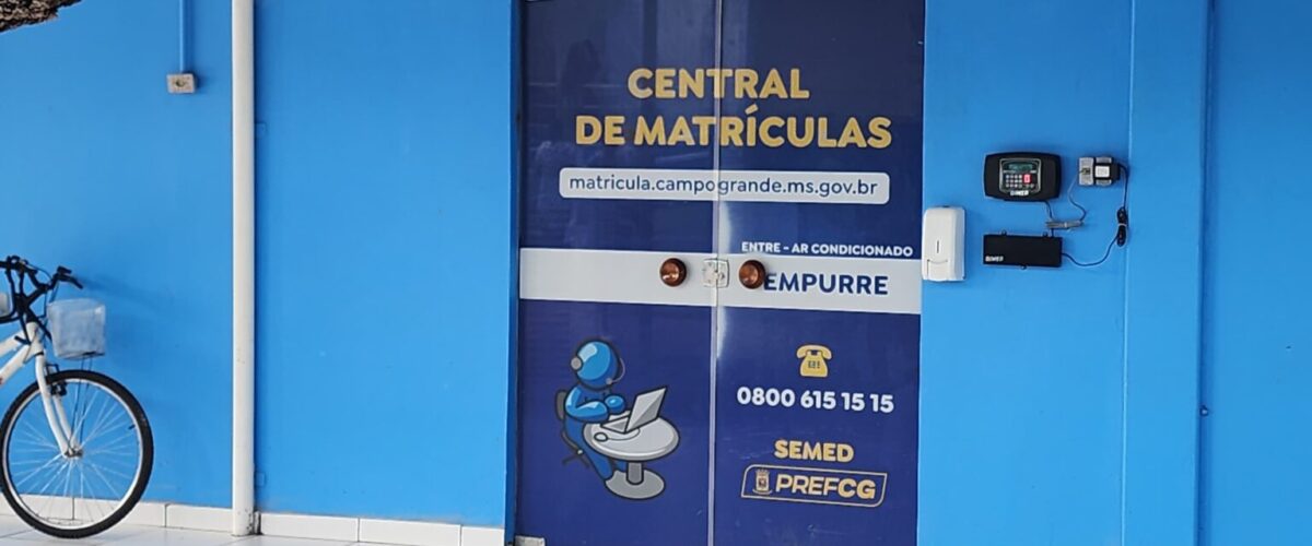 Prefeitura de Campo Grande abre matrículas para alunos novos da Reme