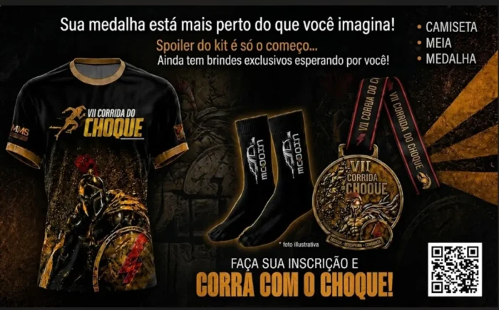 7ª Corrida do Choque reúne atletas em Campo Grande com provas de 5 km e 10 km